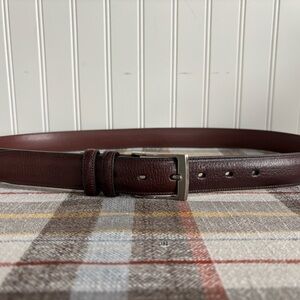 Men's Brown Leather Belt